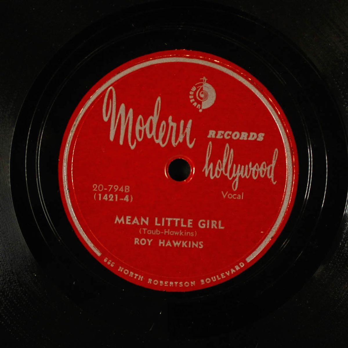 blues all around me / mean little girl by ROY HAWKINS