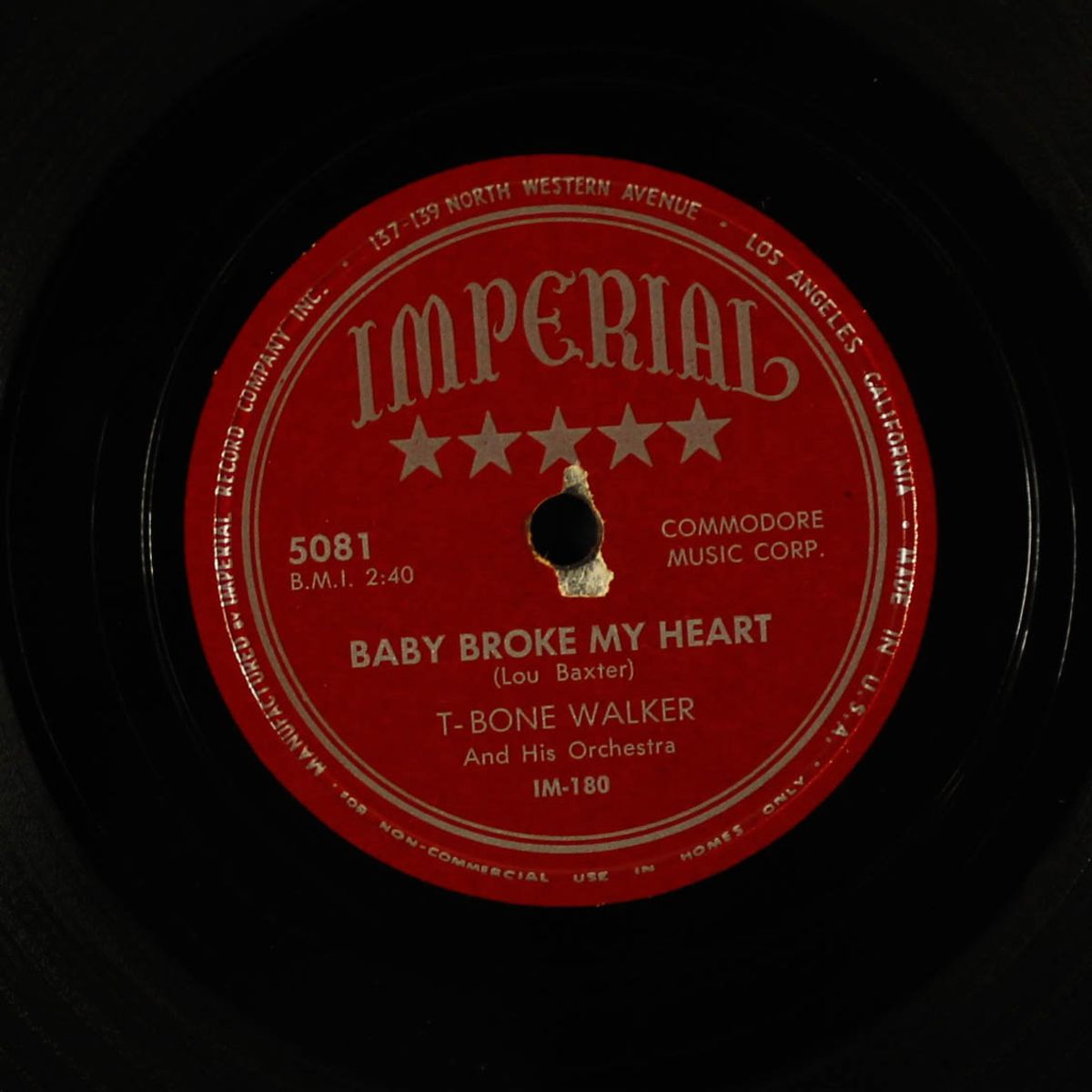 the hustle is on / baby broke my heart by T-BONE WALKER