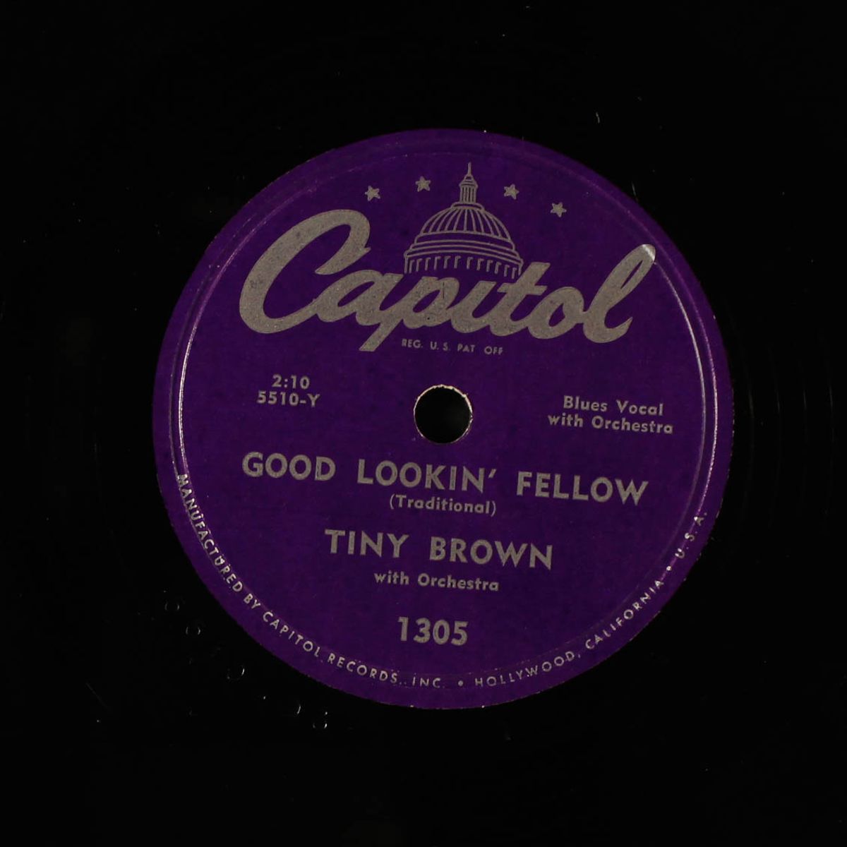 merry go round blues / good lookin' fellow by TINY BROWN