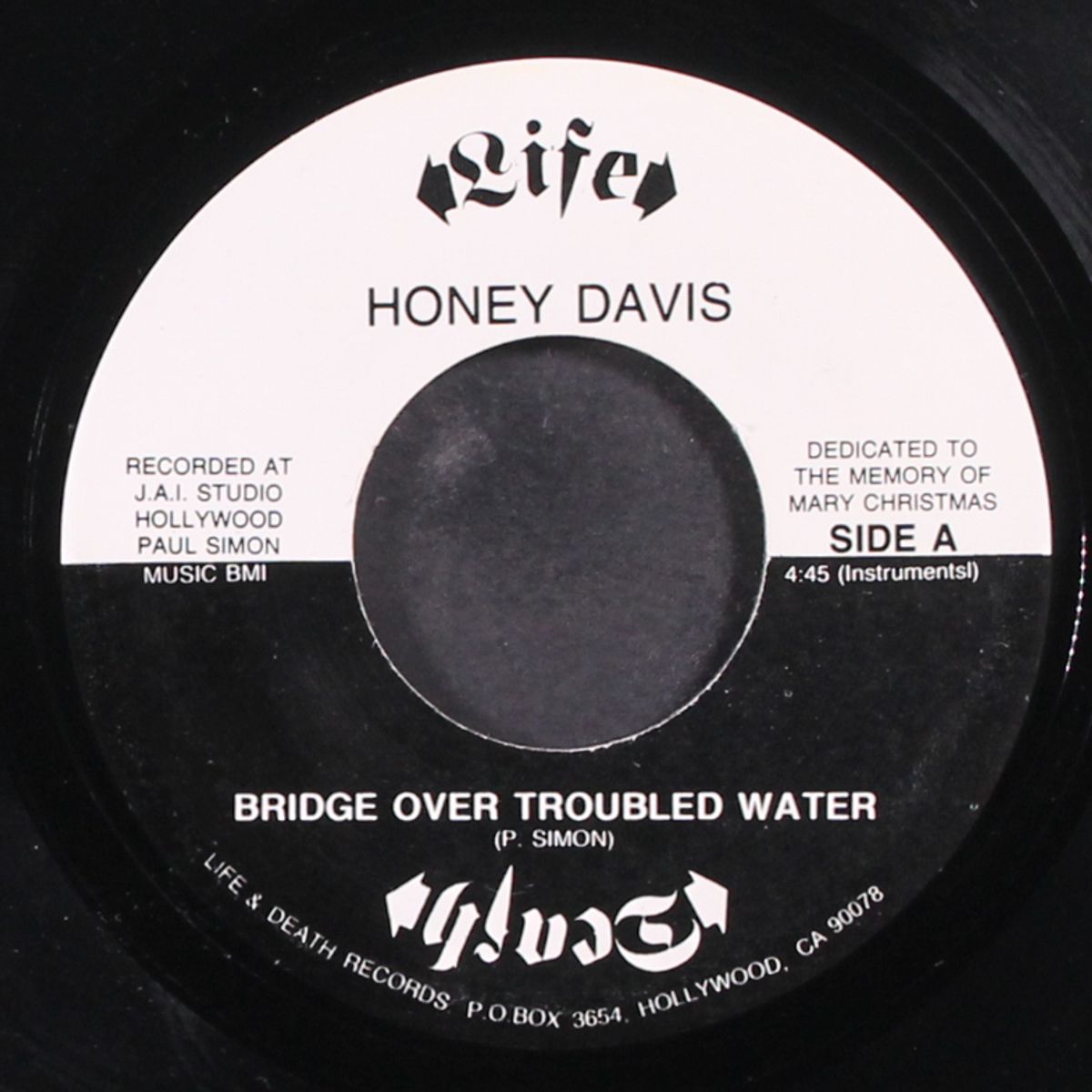 bridge over troubled water / love's like fire by HONEY DAVIS