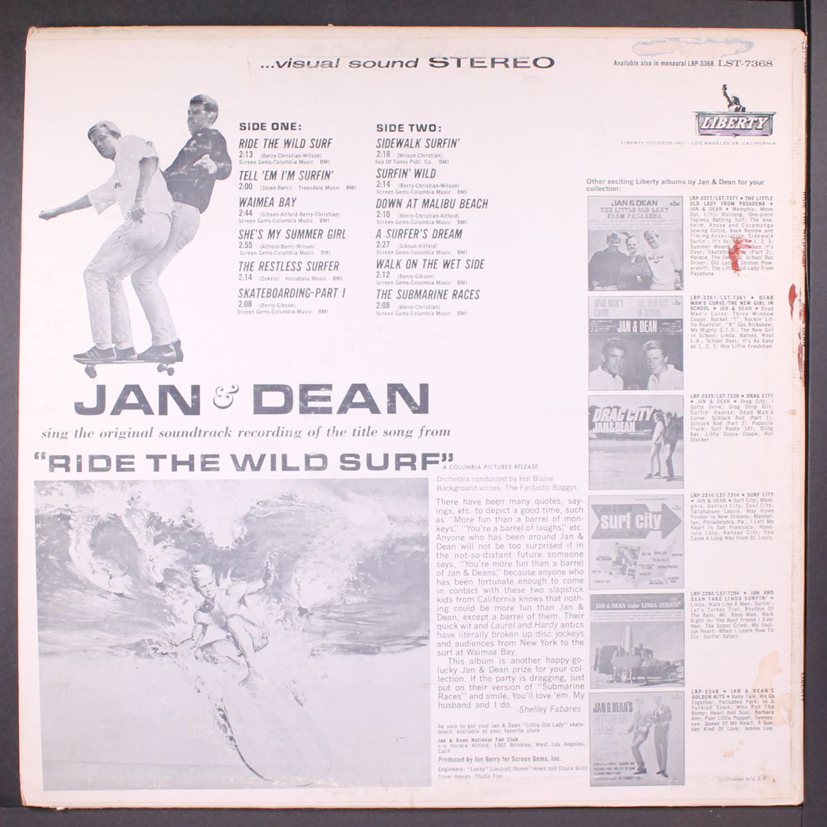 ride the wild surf (soundtrack) by JAN & DEAN