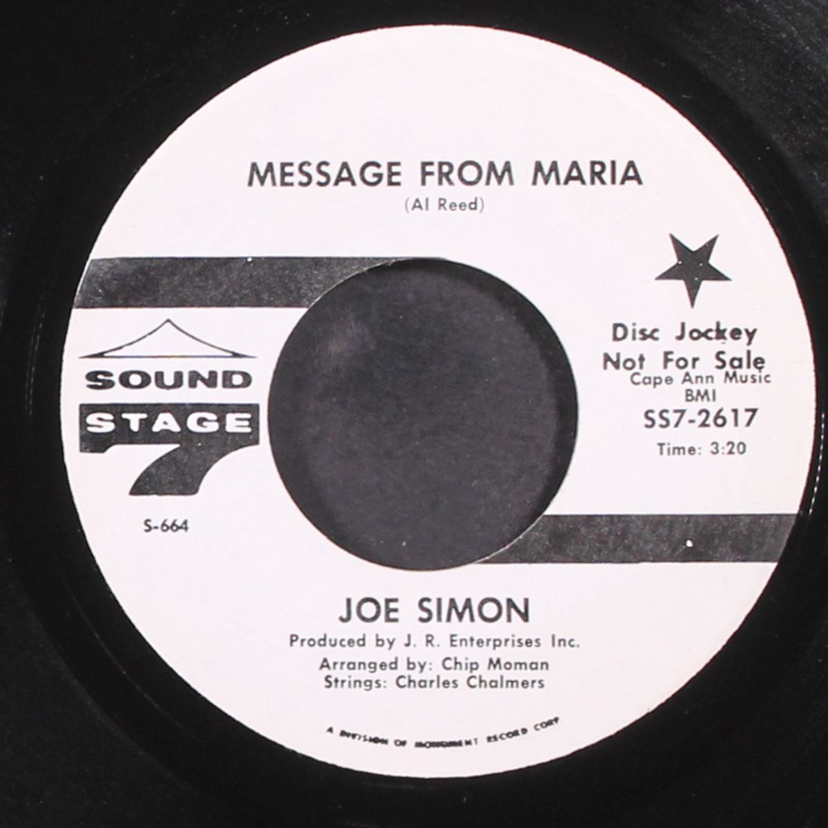 i worry about you / message from maria by JOE SIMON