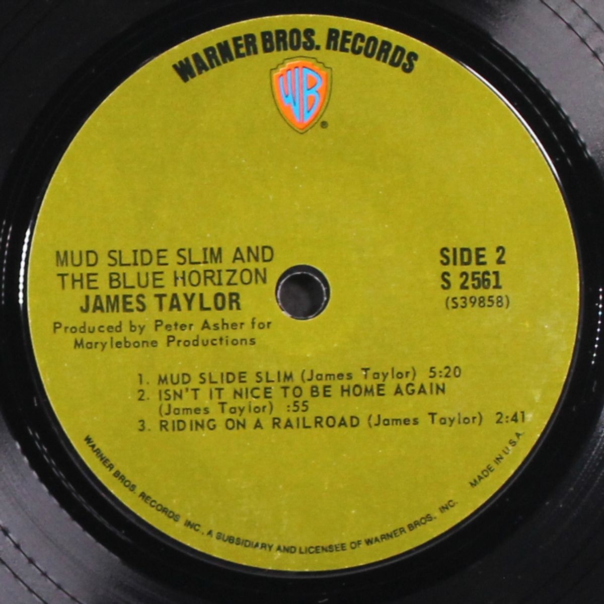 mud slide slim and the blue horizon by JAMES TAYLOR