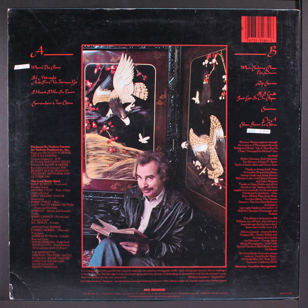 somewhere over china by JIMMY BUFFETT