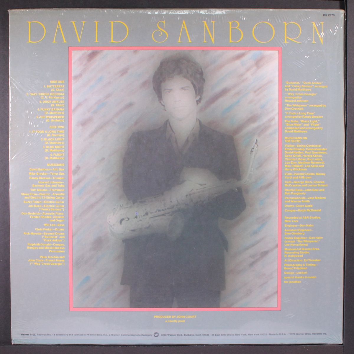 taking off by DAVID SANBORN
