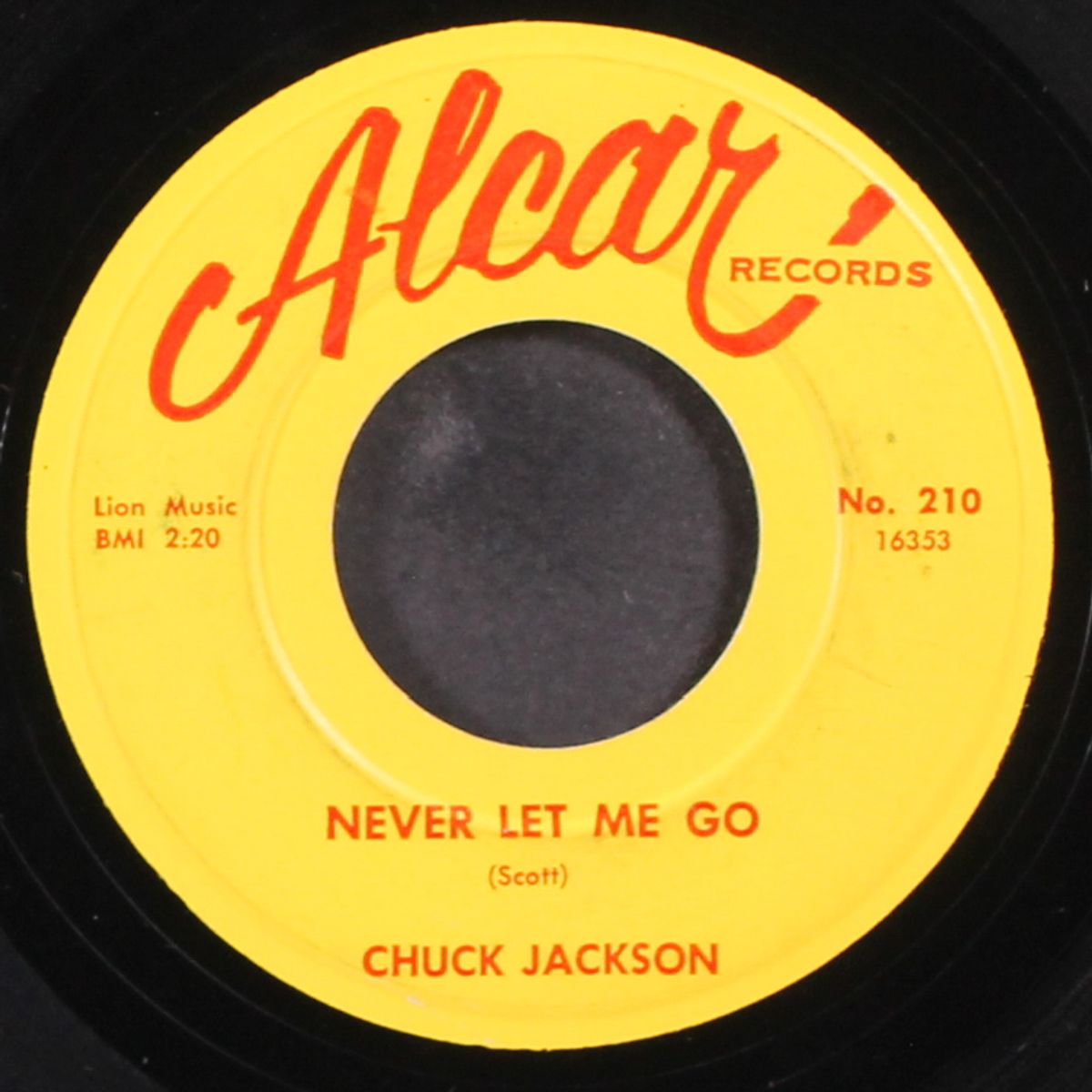 come on and love me / never let me go by CHUCK JACKSON