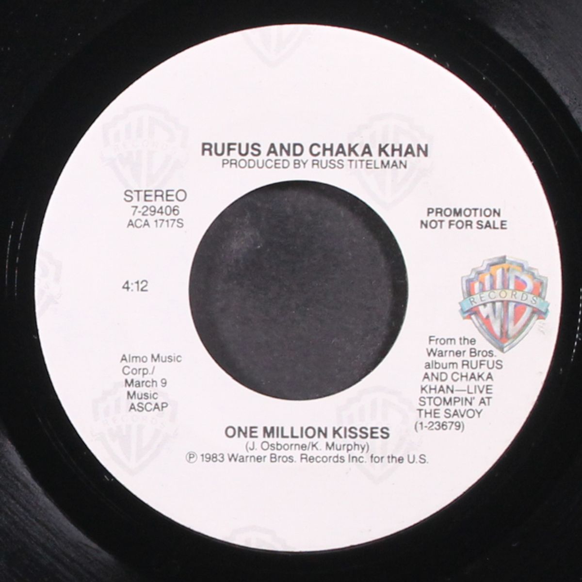 one million kisses / same by RUFUS & CHAKA KHAN