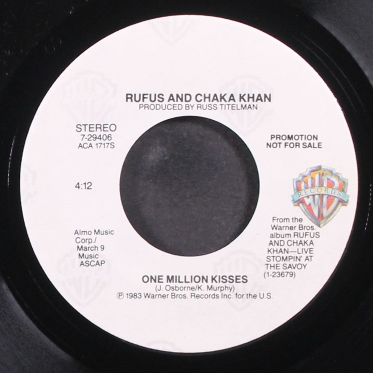 one million kisses / same by RUFUS & CHAKA KHAN