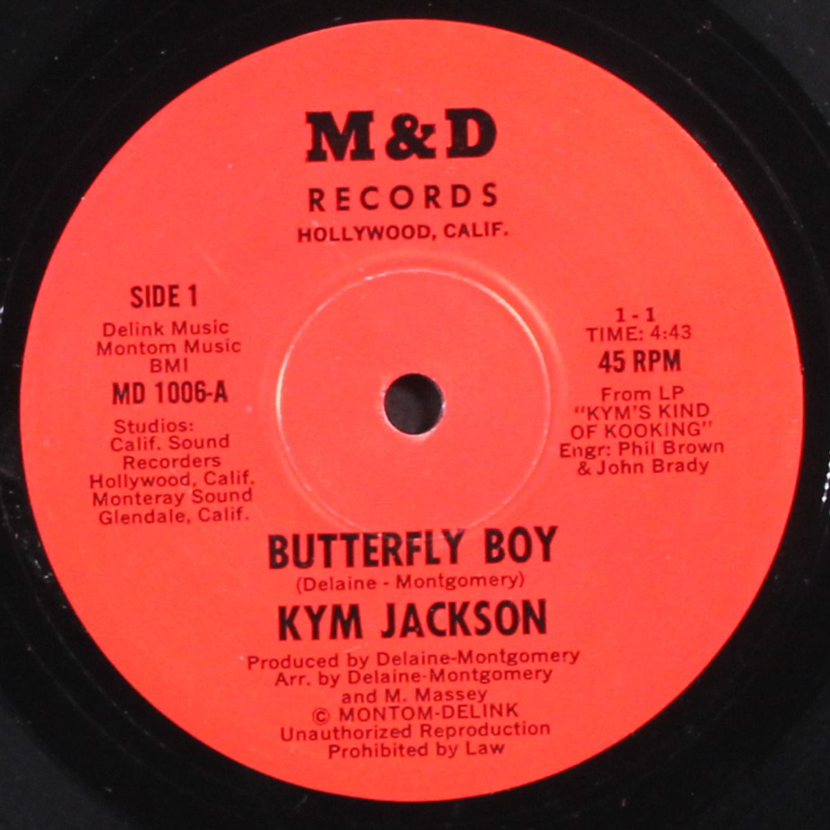 get up to get down / butterfly boy by KYM JACKSON