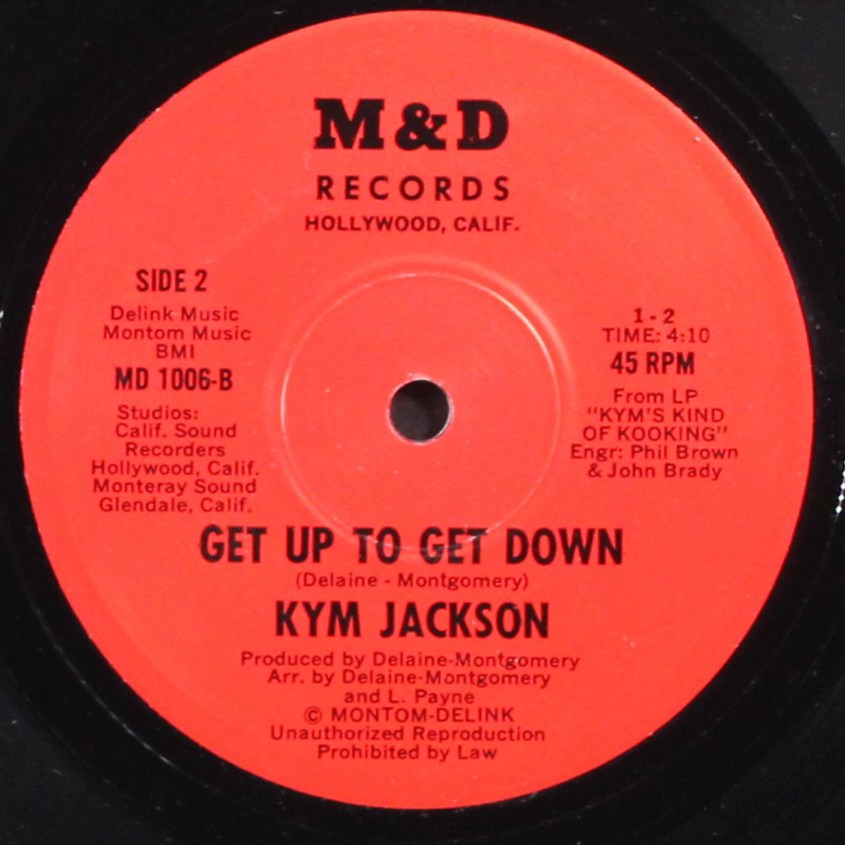 get up to get down / butterfly boy by KYM JACKSON