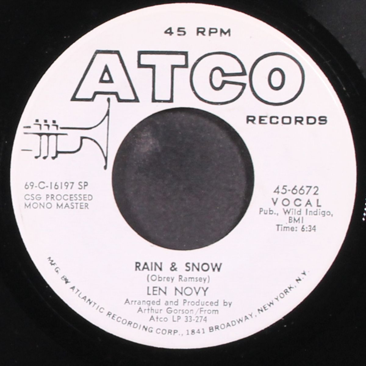 rain & snow by LEN NOVY