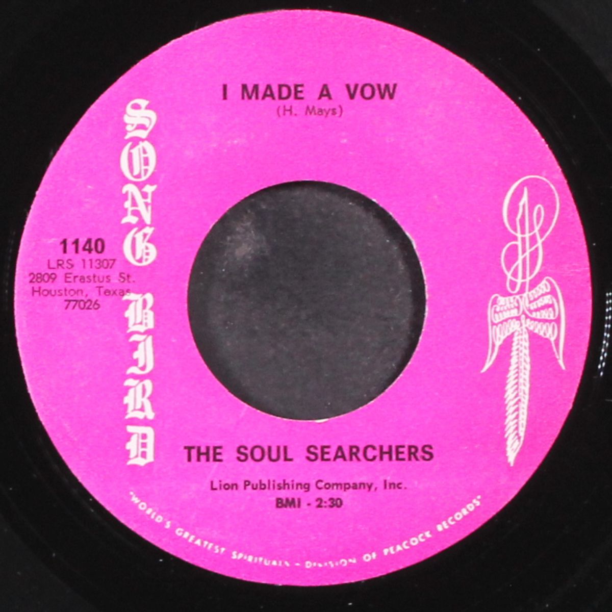i made a vow / your friend by SOUL SEARCHERS