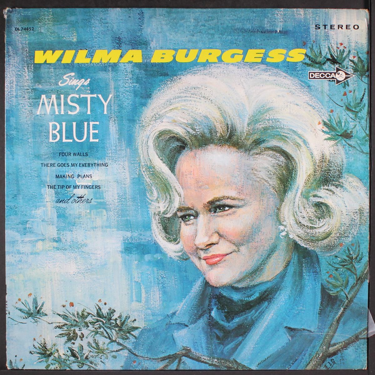 misty blue by WILMA BURGESS