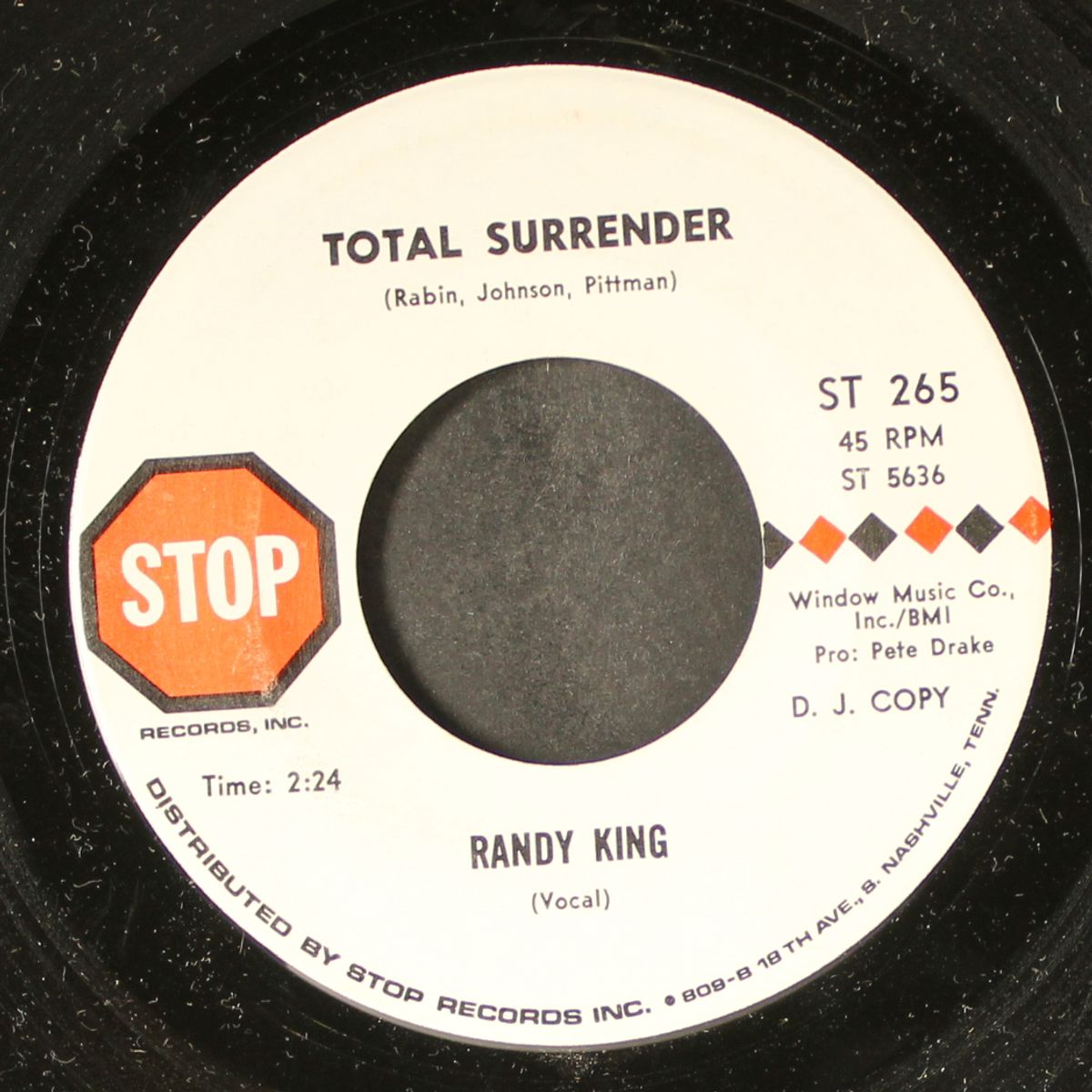 sunset and wine / total surrender by RANDY KING