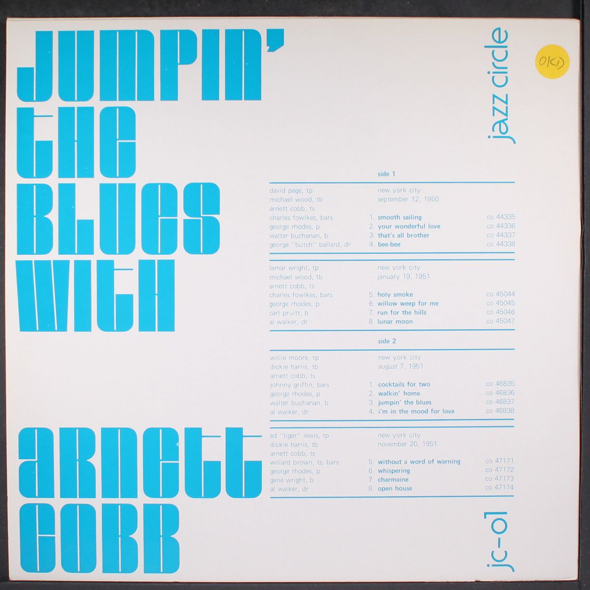 jumpin' the blues with by ARNETT COBB