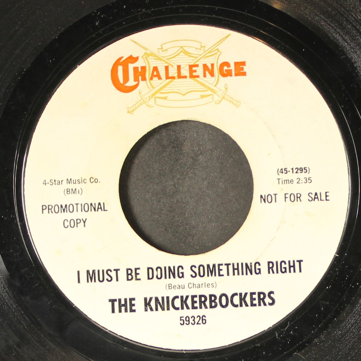one track mind / i must be doing something right by KNICKERBOCKERS