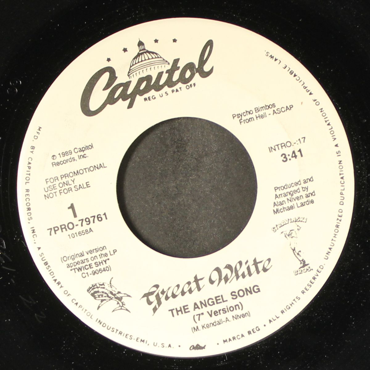 the angel song by GREAT WHITE