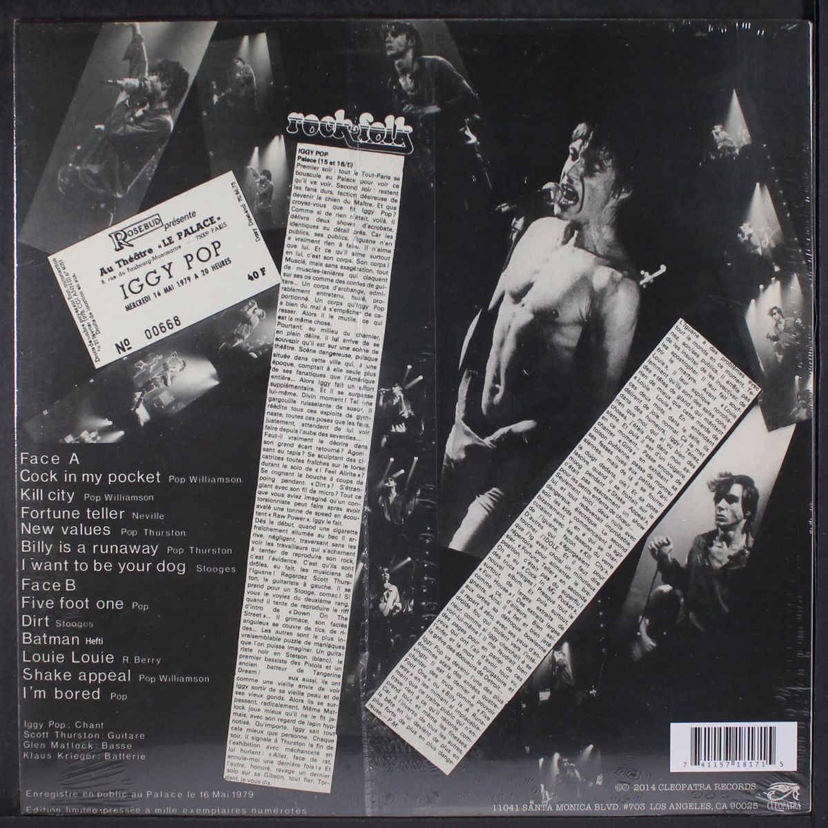 paris palace by IGGY POP