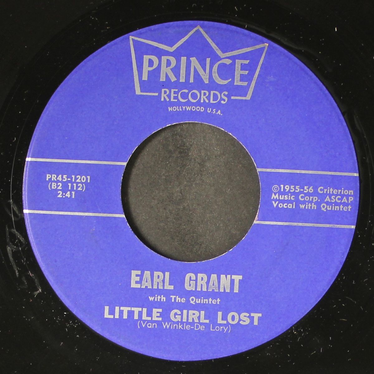 little girl lost / one way street by EARL GRANT