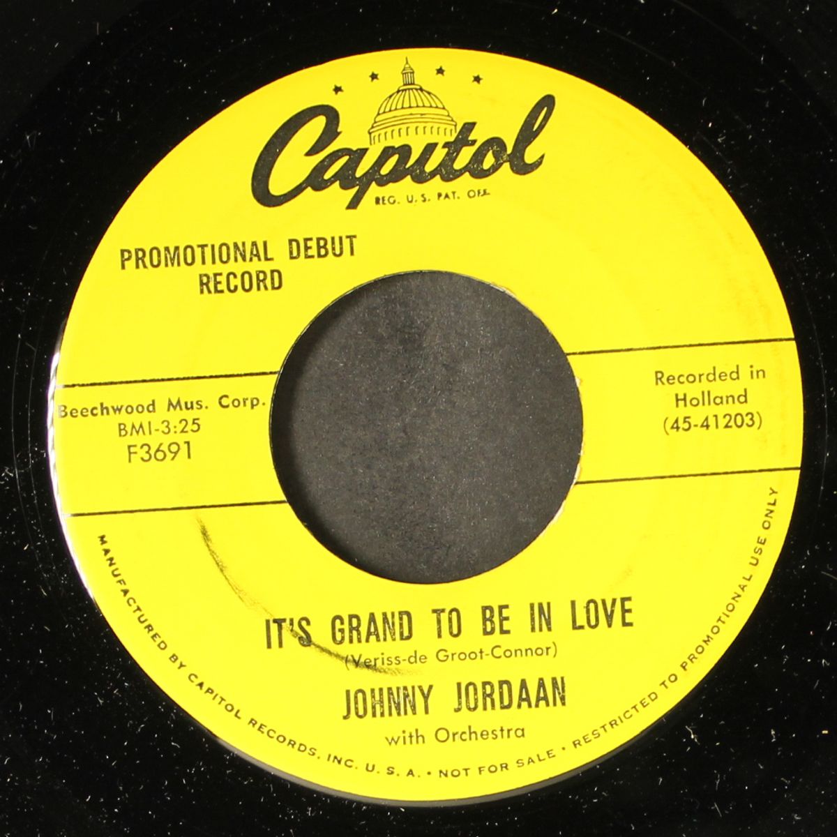 home at last / it's grand to be in love by JOHNNY JORDAN