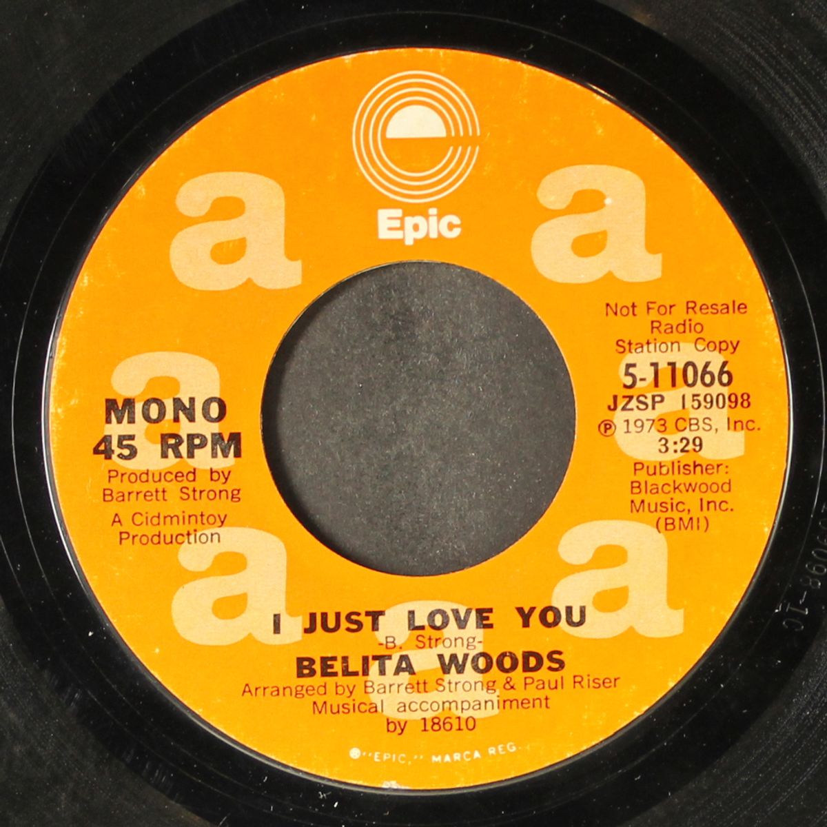 i just love you / mono by BELITA WOODS