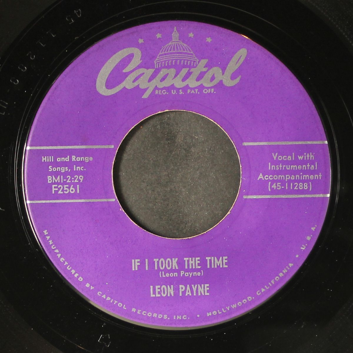 if i took the time by LEON PAYNE
