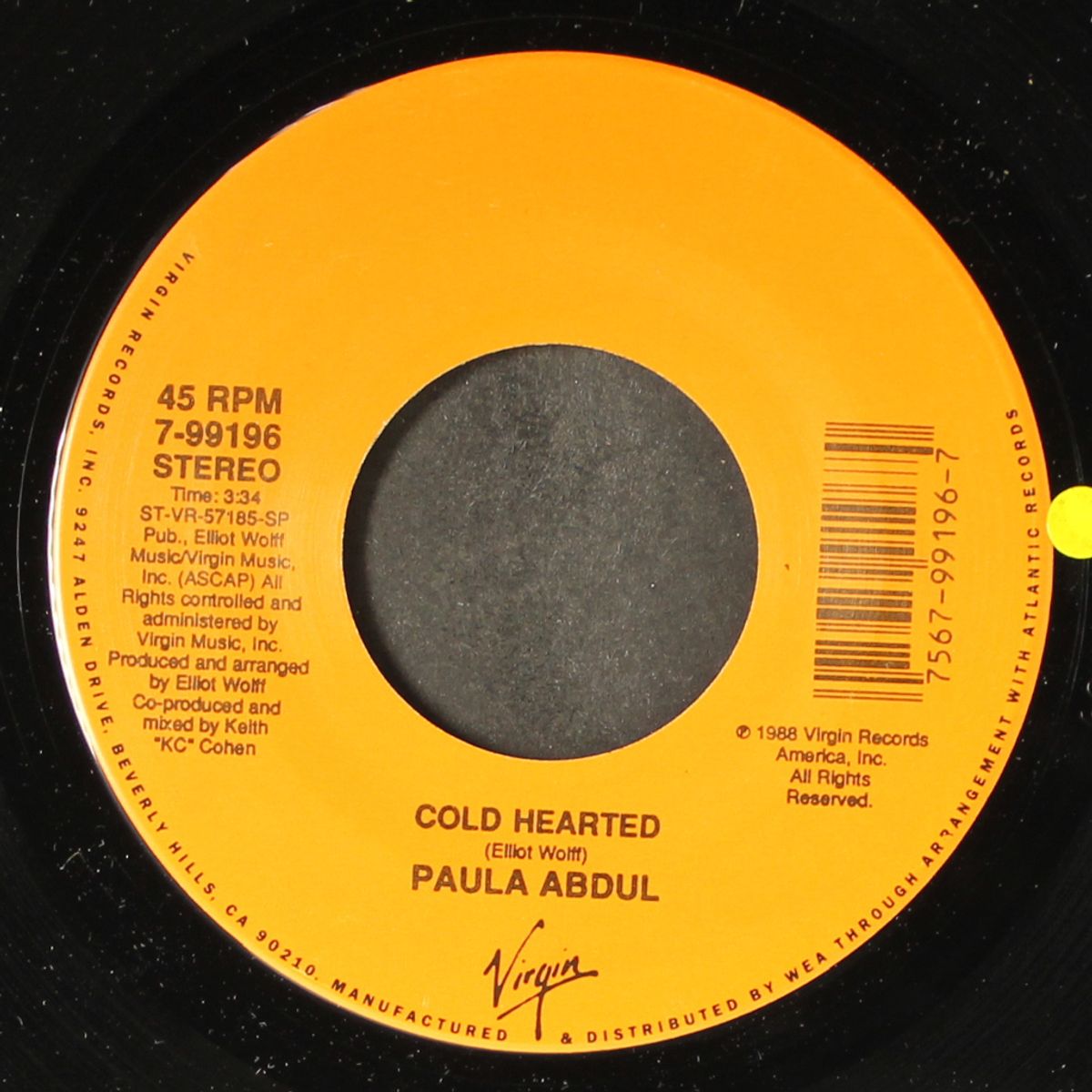 cold hearted / one or the other by PAULA ABDUL