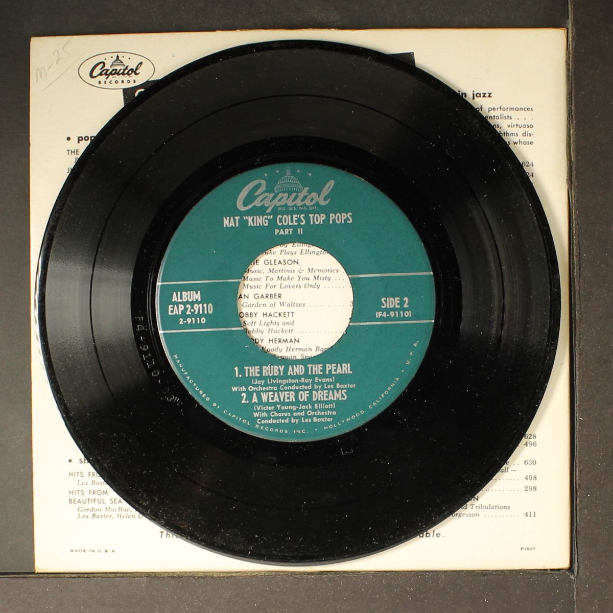 top pops pt. 2 by NAT KING COLE