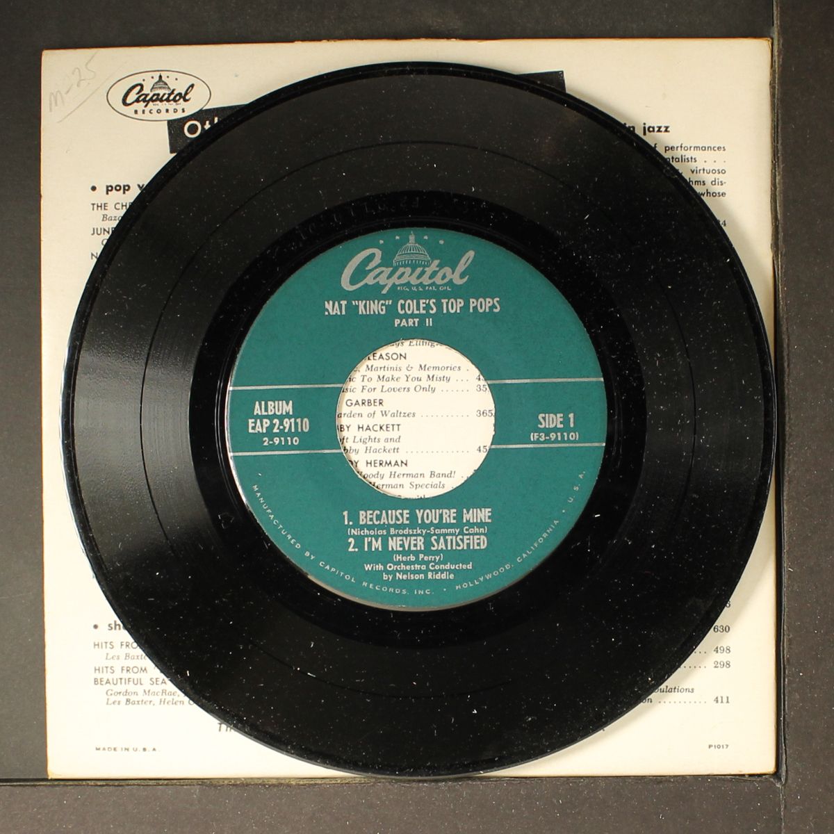 top pops pt. 2 by NAT KING COLE