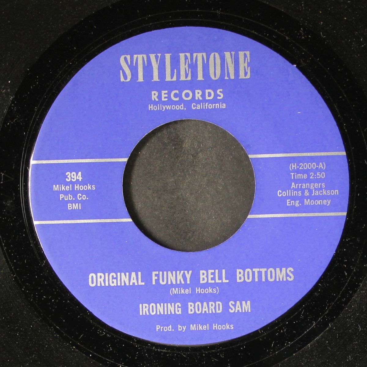original funky bell bottoms / treat me right by IRONING BOARD SAM