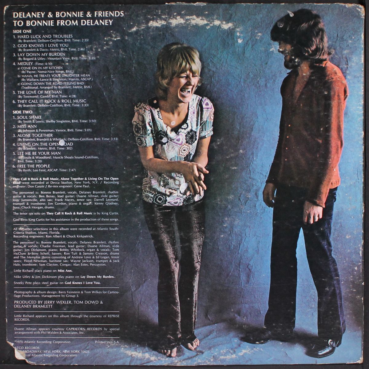 to bonnie from delaney by DELANEY & BONNIE