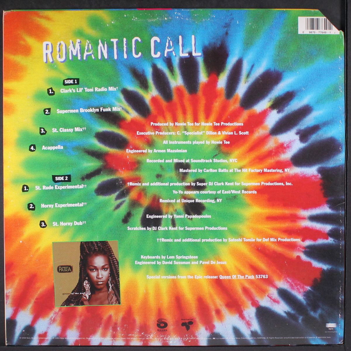 romantic call, the re-mixes by PATRA
