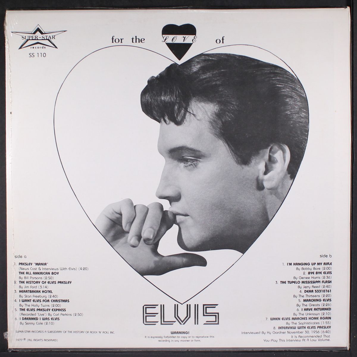 for the love of elvis by ELVIS PRESLEY