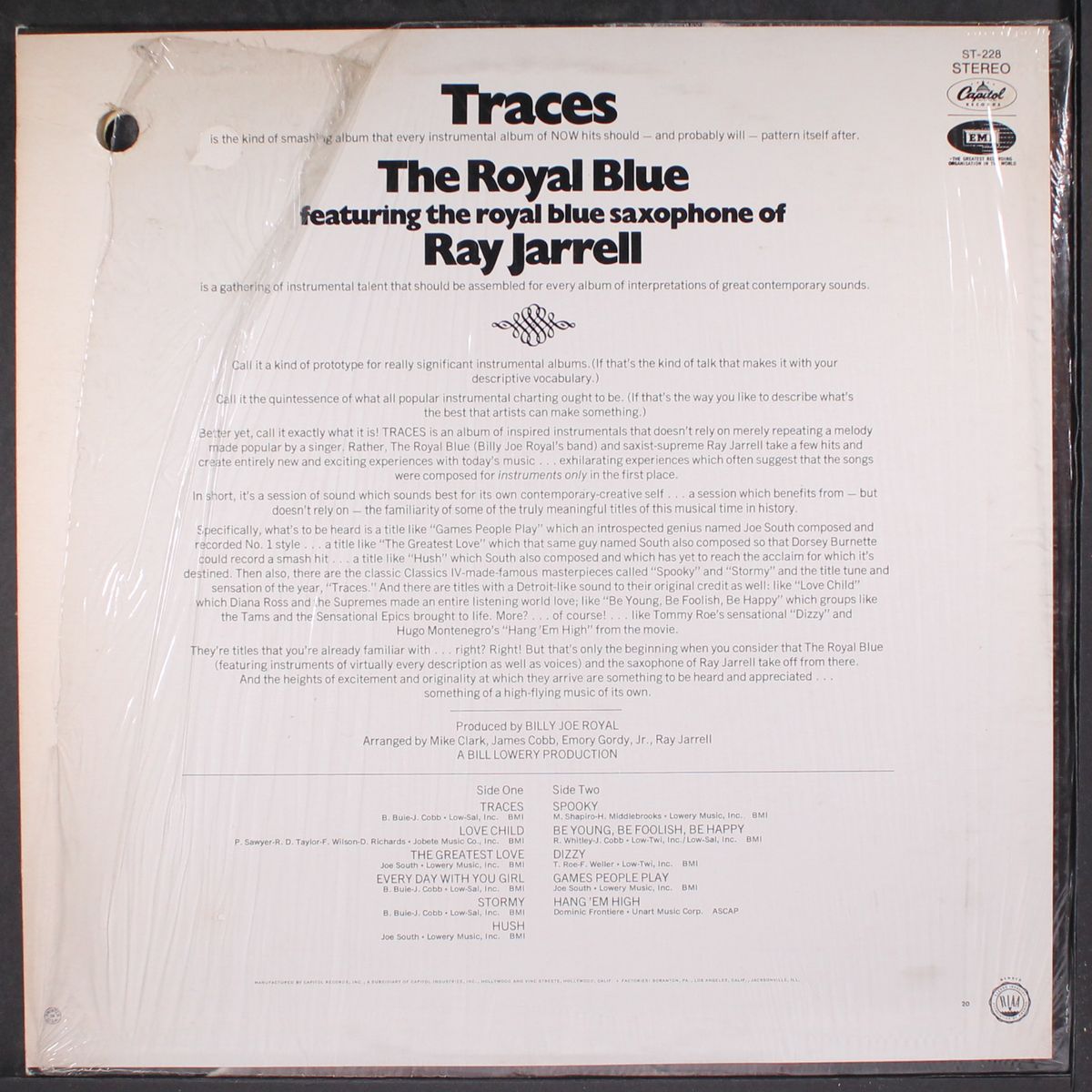 traces by ROYAL BLUE