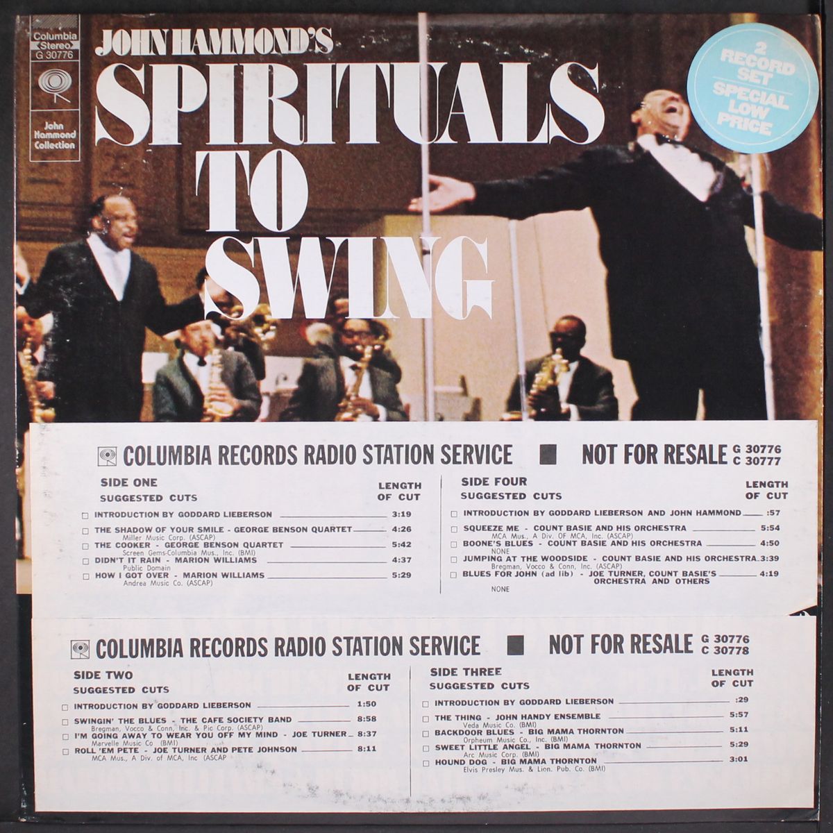 john hammond's spirituals to swing 30th anniversary (1967) by VARIOUS