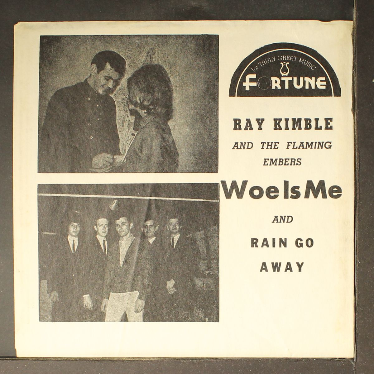 woe is me / rain go away by RAY KIMBLE & FLAMING EMBERS