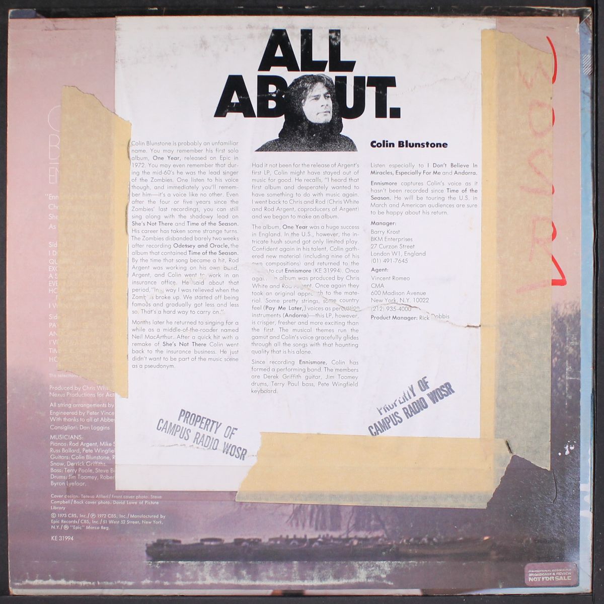 ennismore by COLIN BLUNSTONE