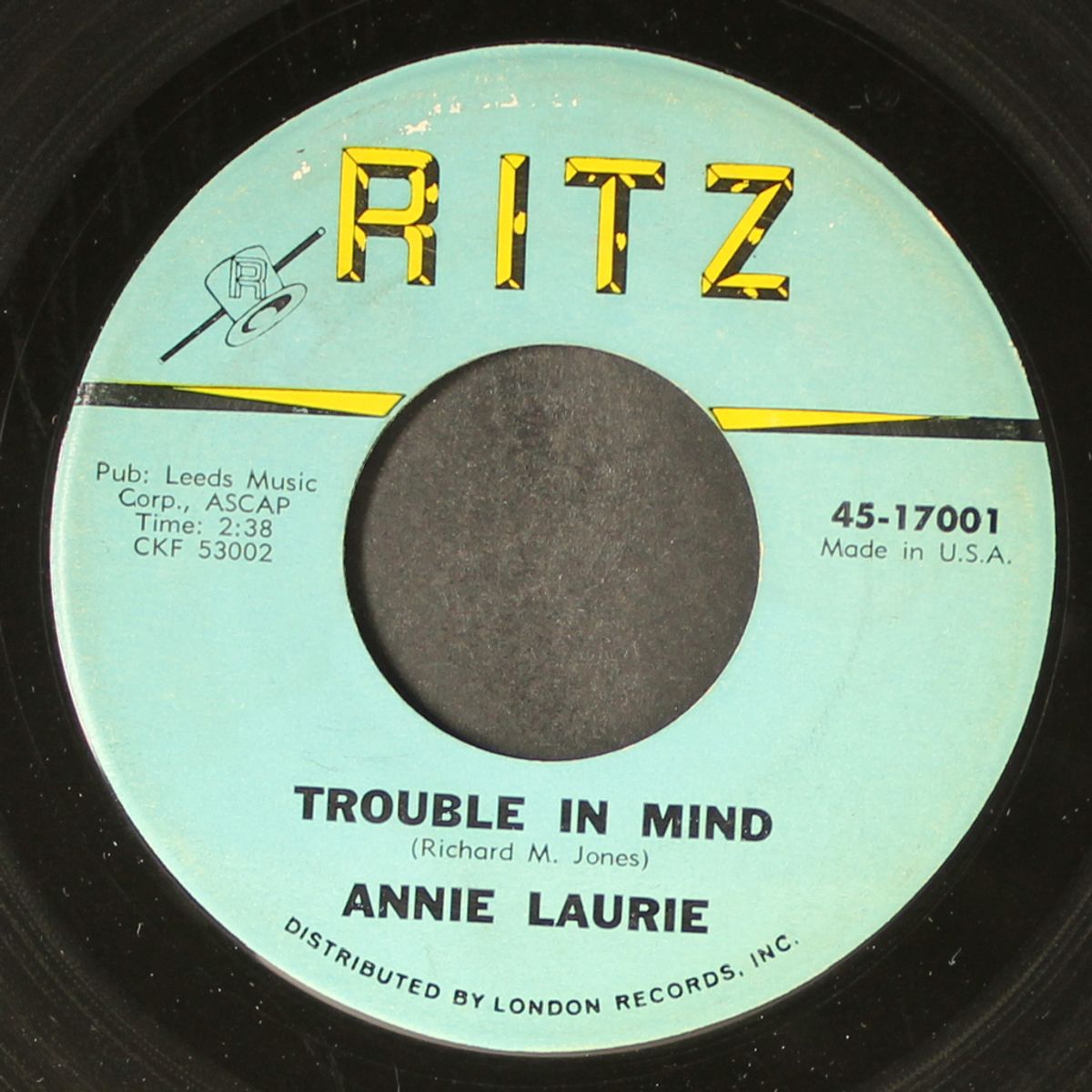 trouble in mind / time out for tears by ANNIE LAURIE