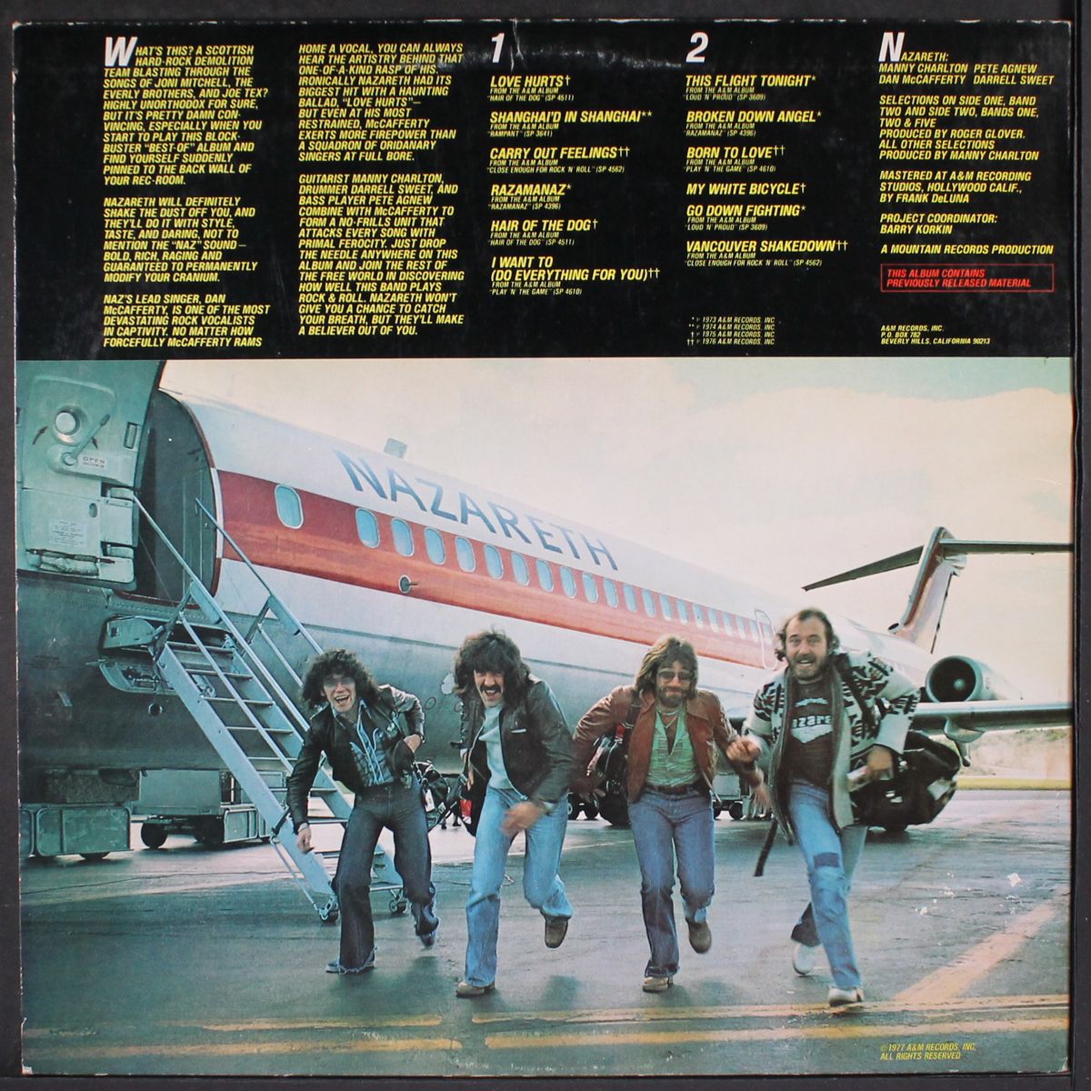 hot tracks by NAZARETH