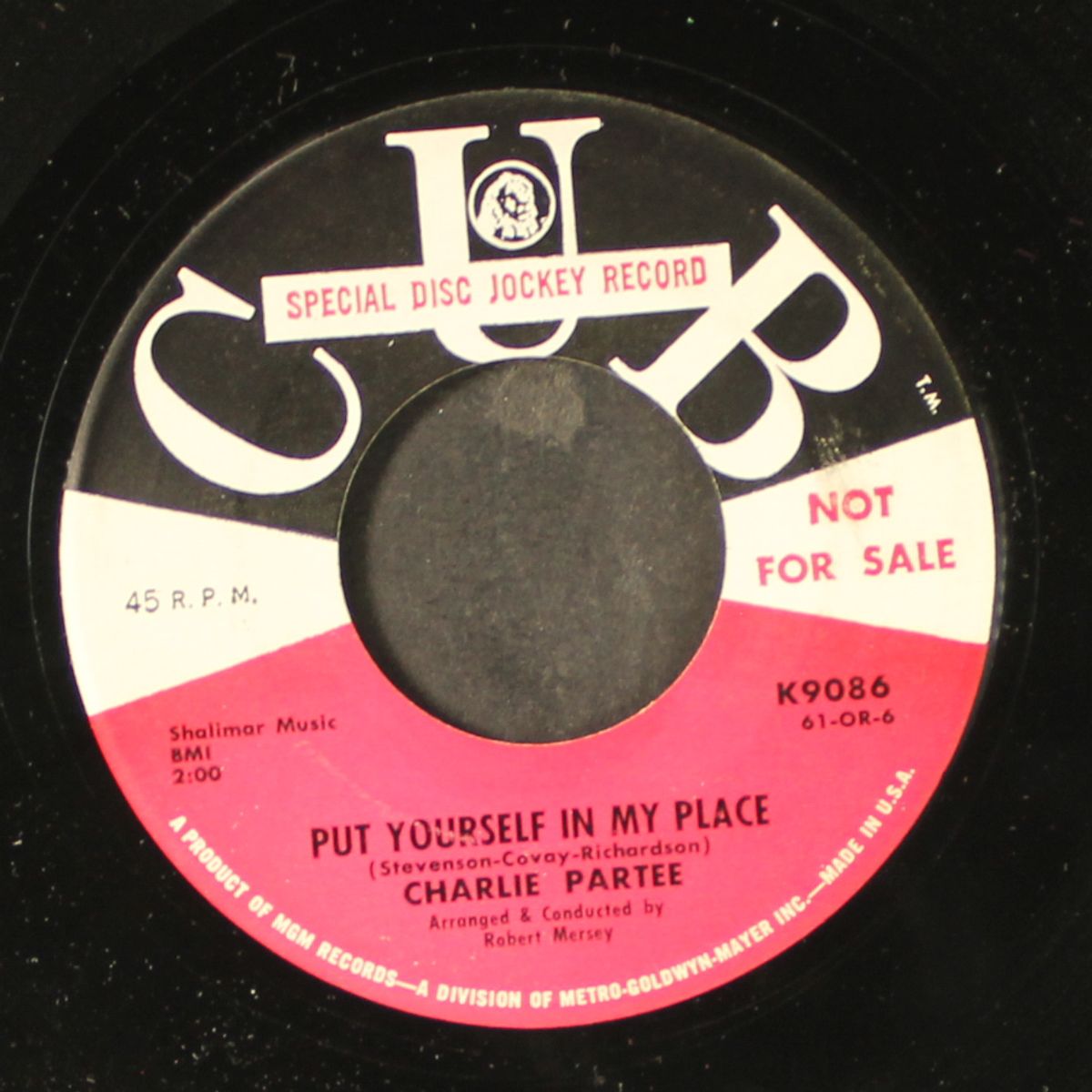 how come / put yourself in my place by CHARLIE PARTEE