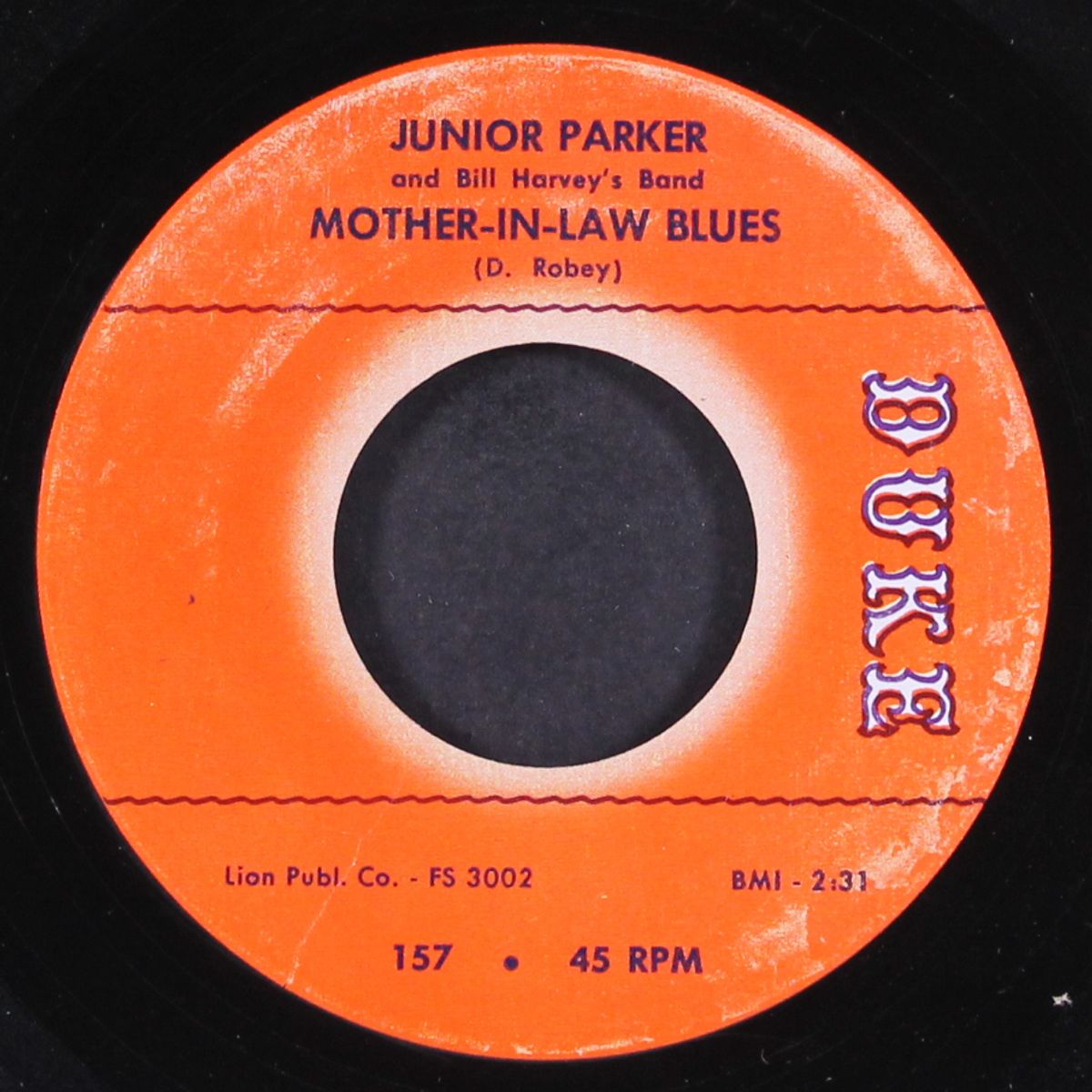 mother-in-law blues / that's my baby by JUNIOR PARKER