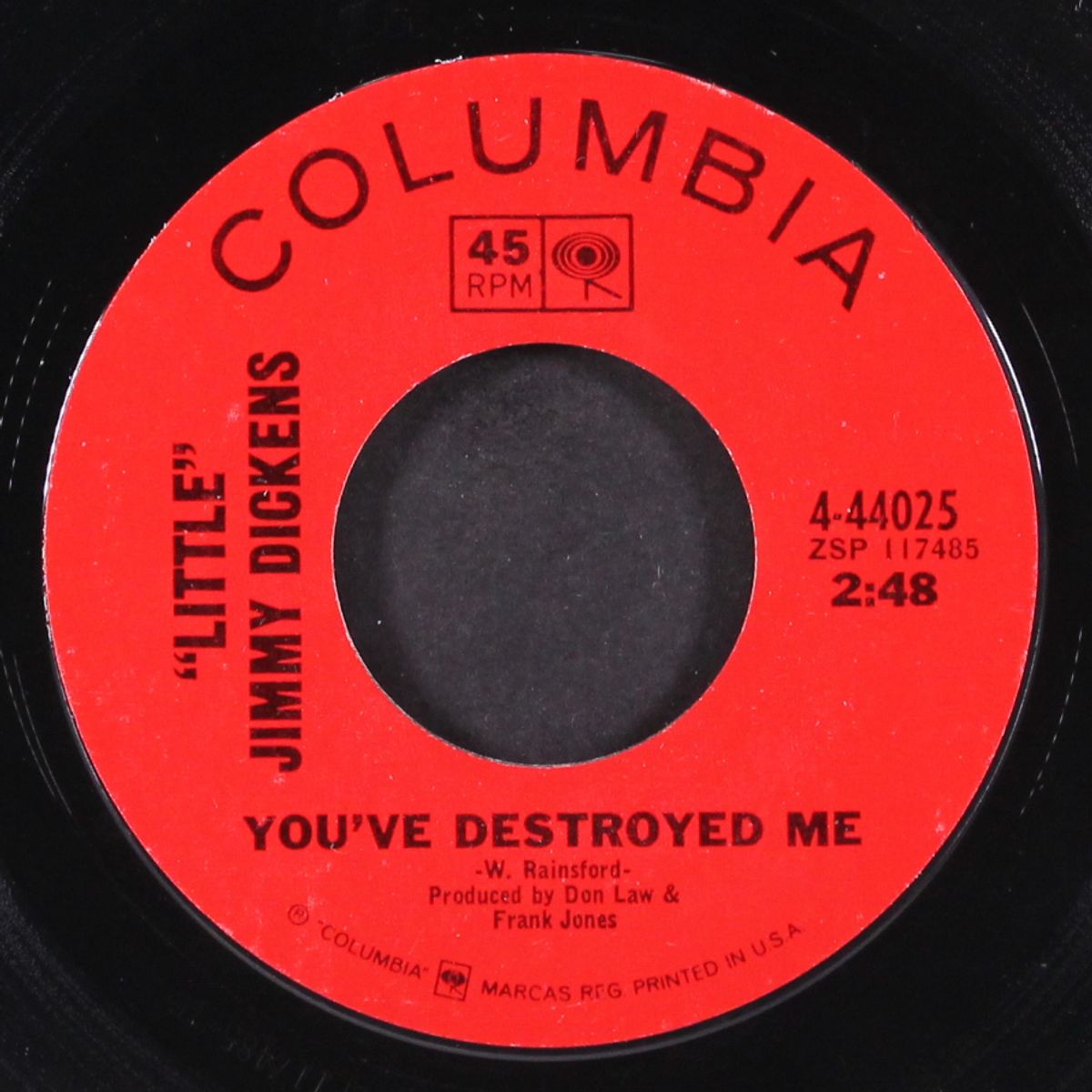 you've destroyed me by LITTLE JIMMY DICKENS