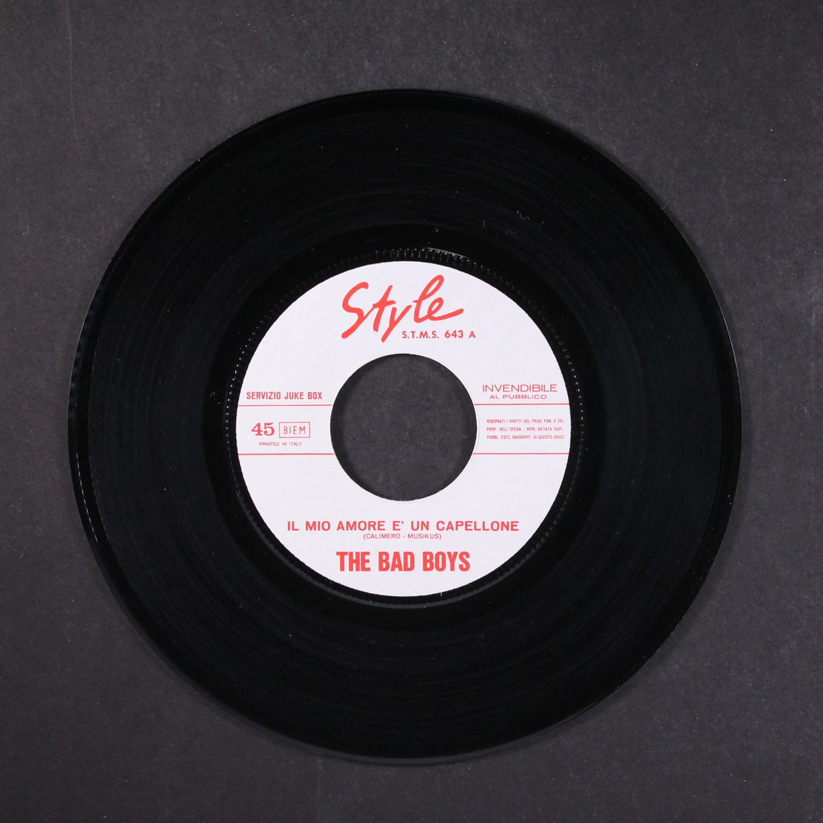 runnin' and hidin' / il mio amore e' un capellone by BAD BOYS