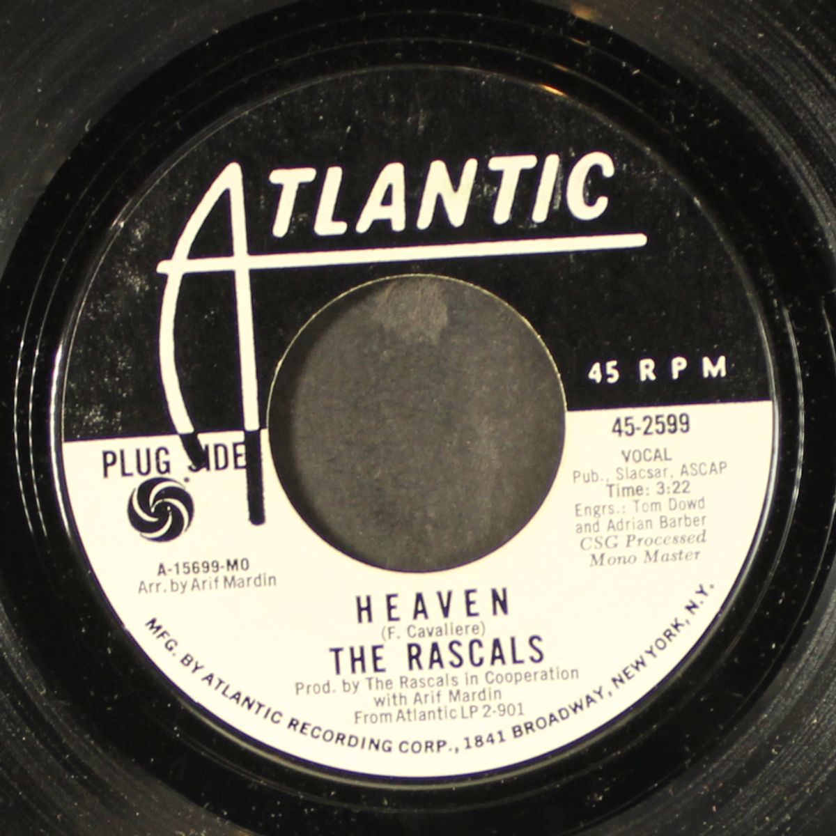 baby i'm blue / heaven by RASCALS