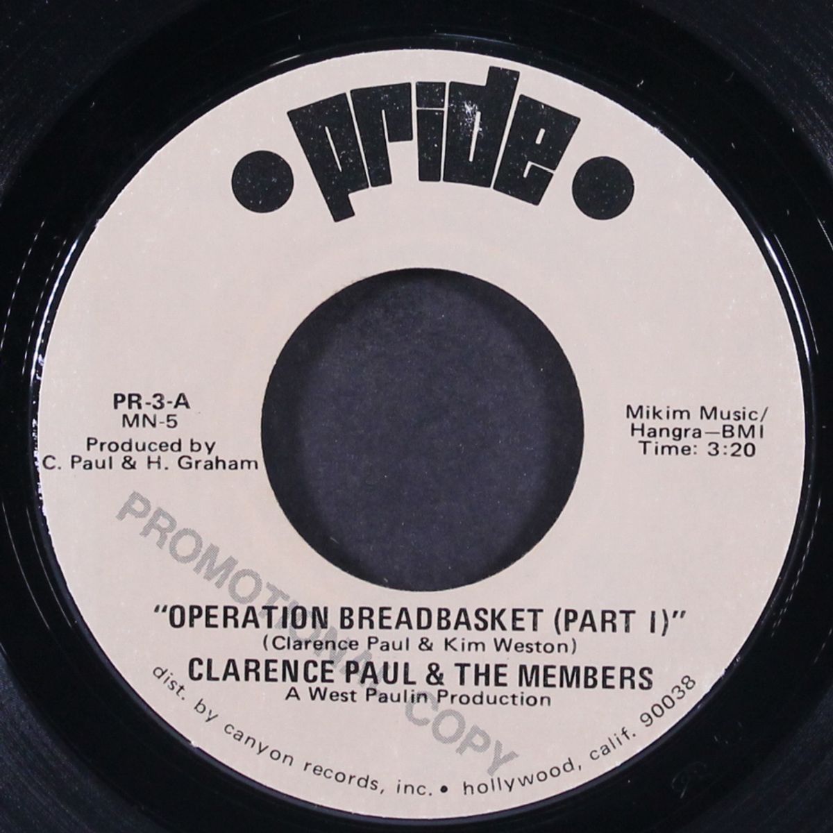 operation breadbasket / part 2 by CLARENCE PAUL & MEMBERS