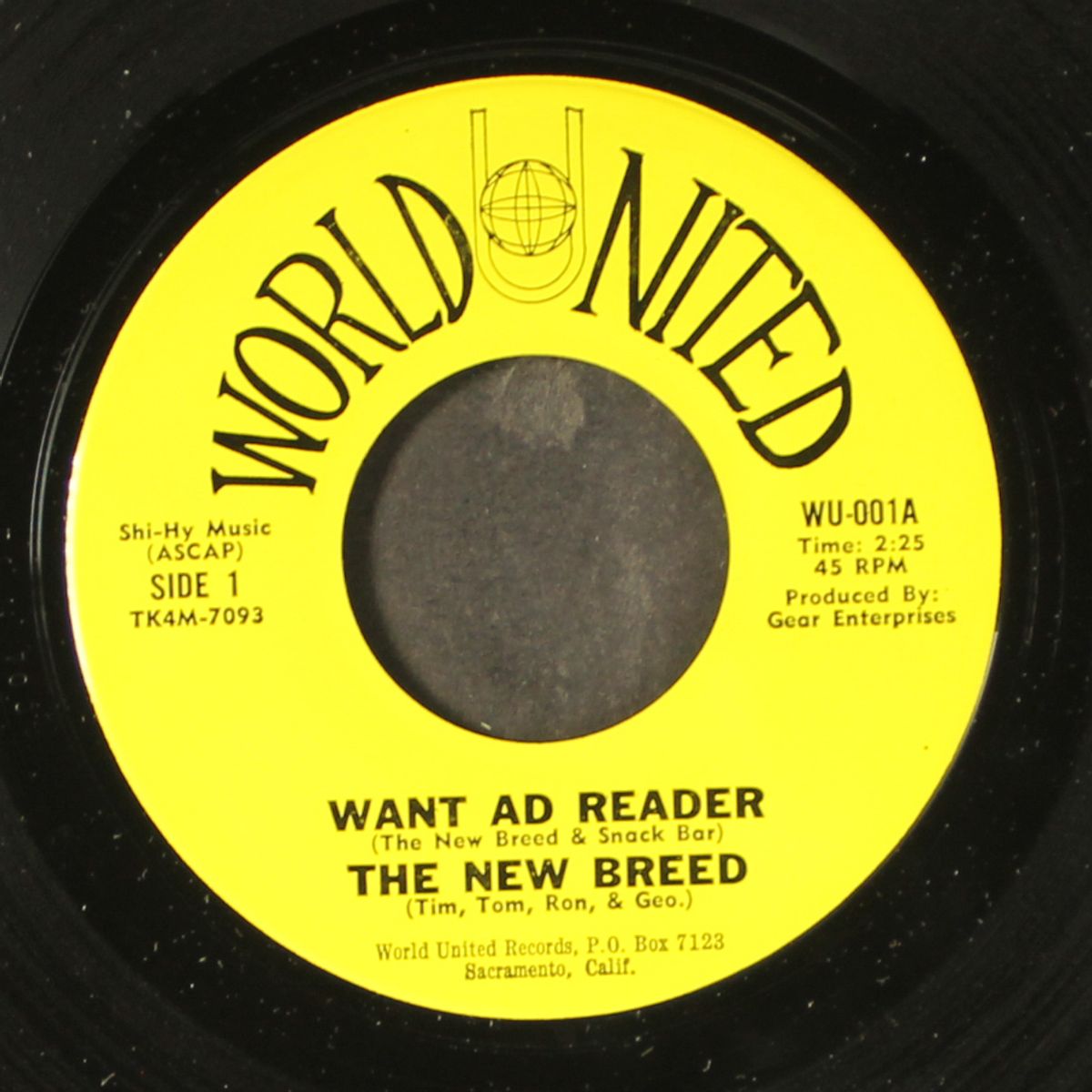 want ad reader / one more for the good guys by NEW BREED