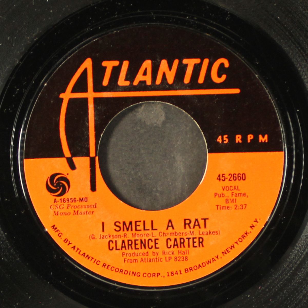 doin' our thing / i smell a rat by CLARENCE CARTER