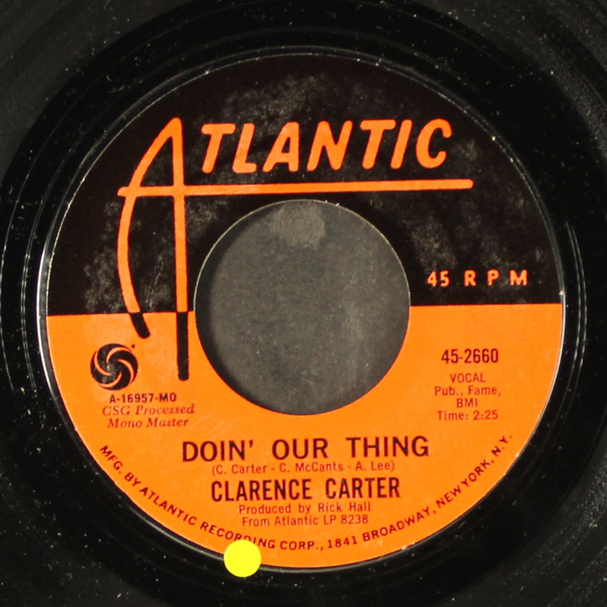 doin' our thing / i smell a rat by CLARENCE CARTER