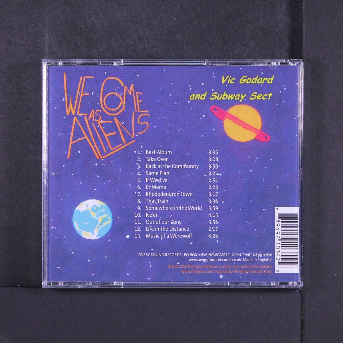 we come as aliens by VIC GODARD & SUBWAY SECT