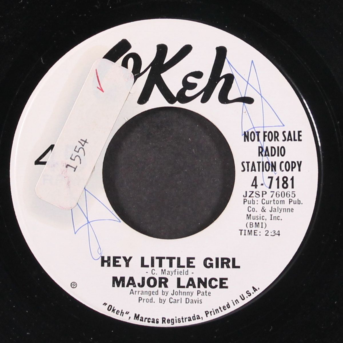 crying in the rain / hey little girl by MAJOR LANCE